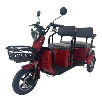 Electric two-seater wheelchair RACCEWAY® E-BUS, red